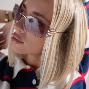 Miu Miu Purple Sunglasses